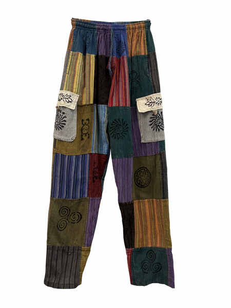 Patchwork cargo pants XL