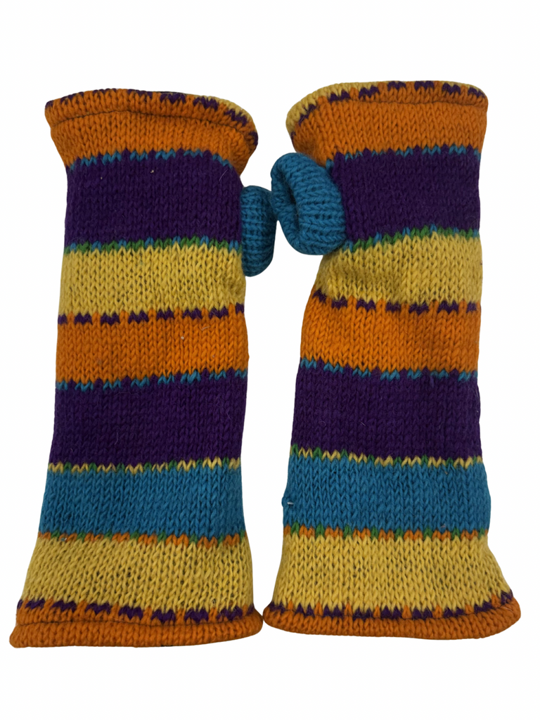 Hand warmers wool knit