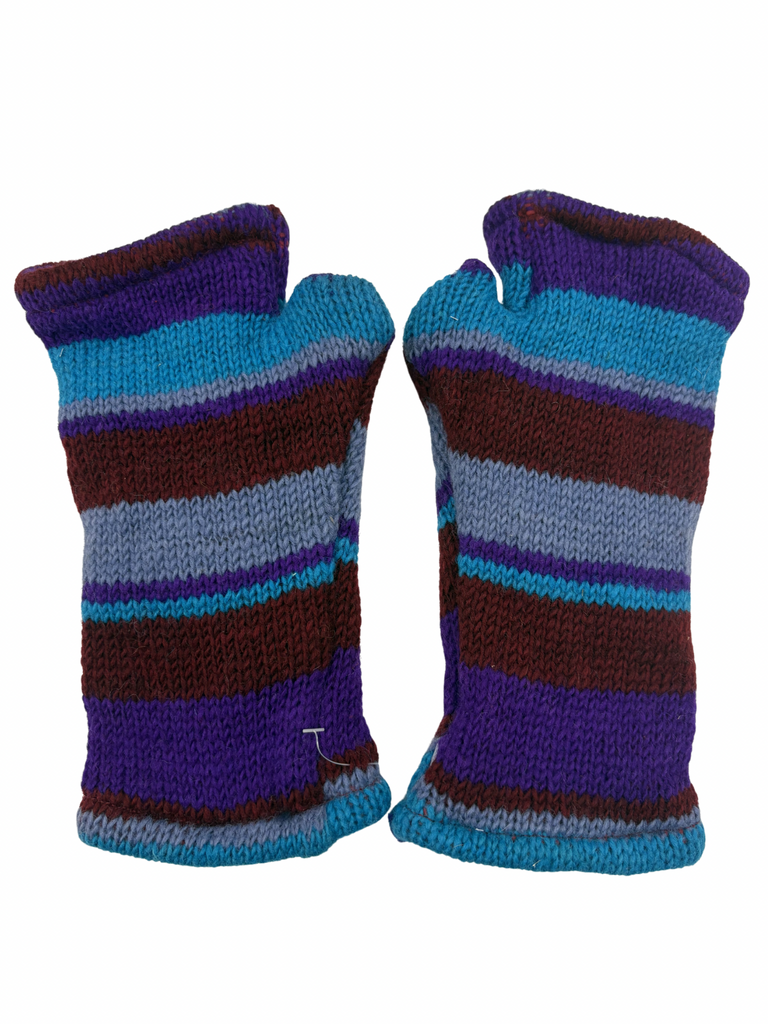 Hand warmers wool knit