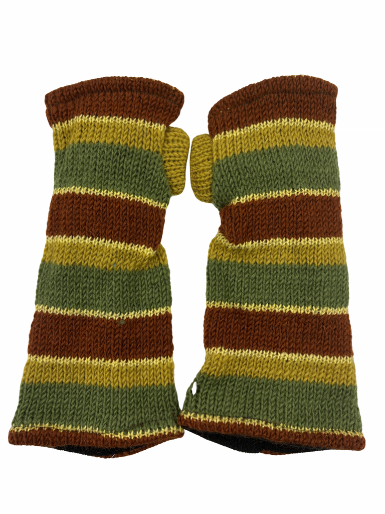 Hand warmers wool knit
