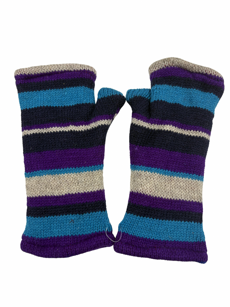 Hand warmers wool knit