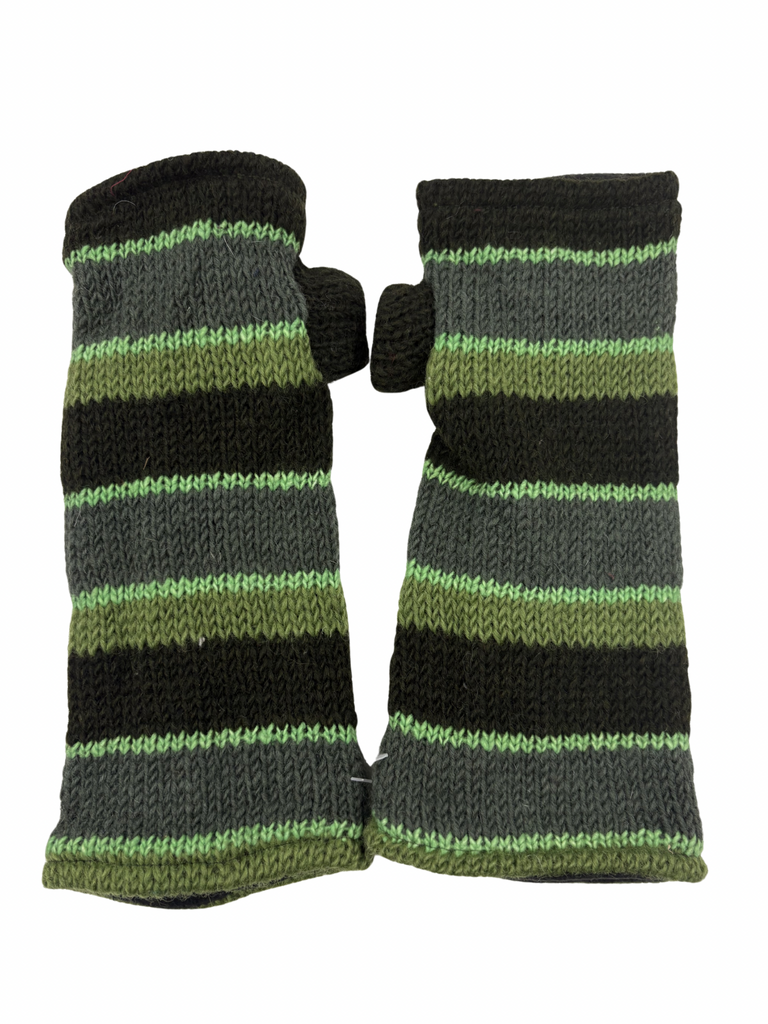 Hand warmers wool knit