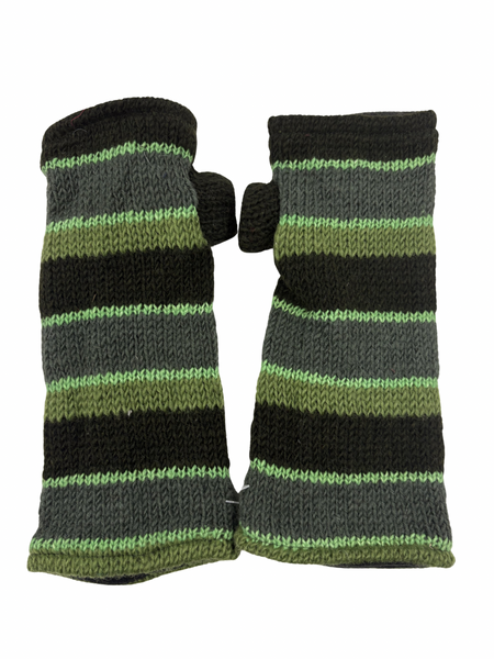 Hand warmers wool knit