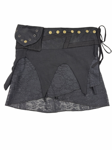 Lace Underlay Skirt with pockets
