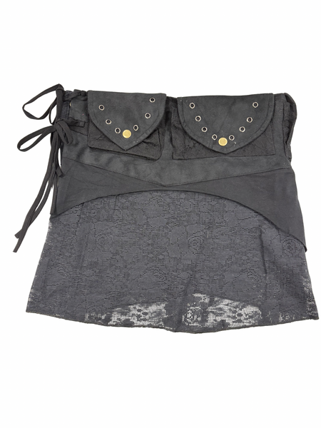 Lace Underlay Skirt with pockets