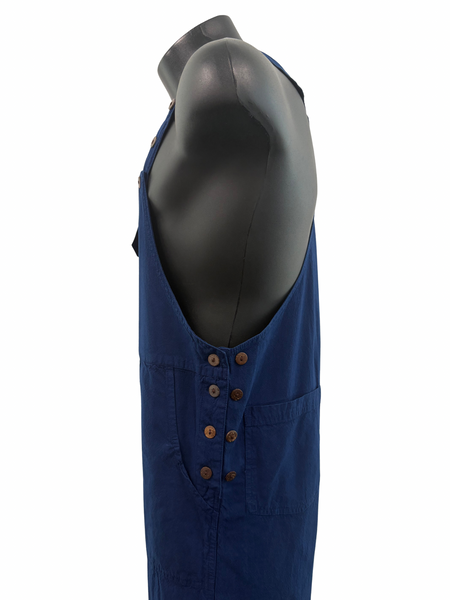 Cotton  overalls straight leg Blue