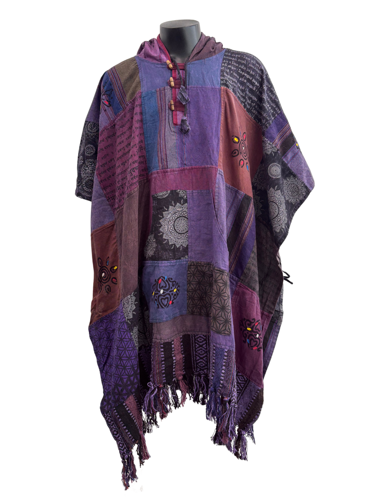 Patchwork Shyama Cotton Poncho