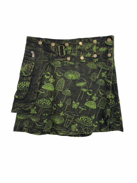 Festival Skirt Mushroom Print