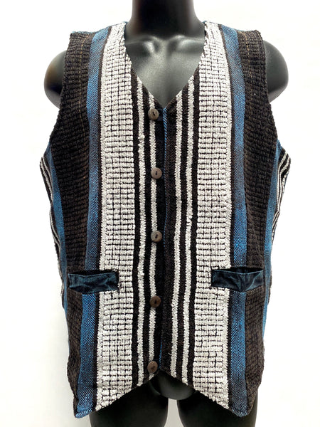 Cotton Velour panel vest