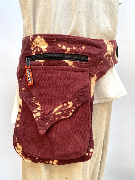 Random tie- dyed hip bag