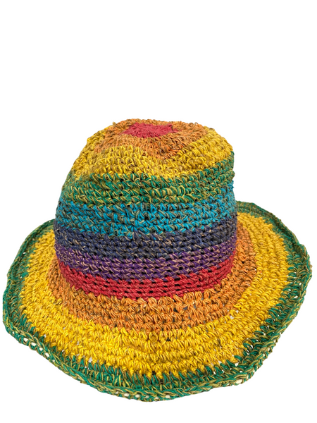 Crocheted Hemp Sun Hat