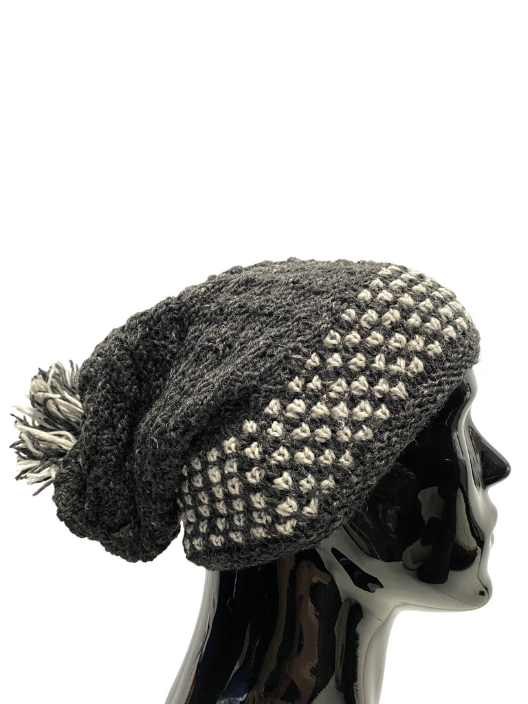 Wool knit winter hat
