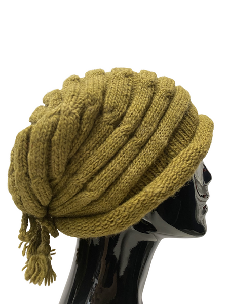 Wool knit winter hat