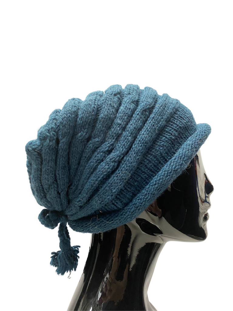 Wool knit winter hat