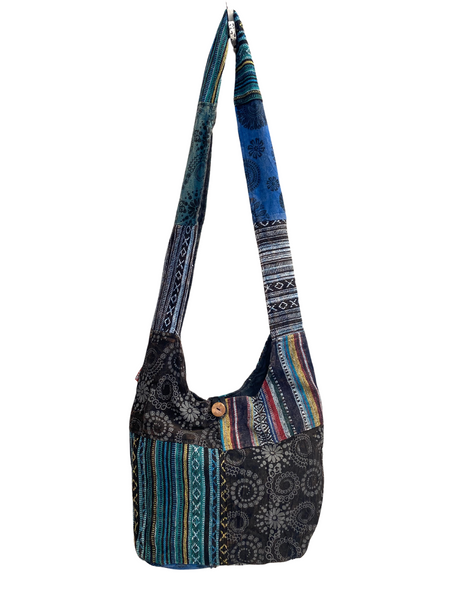 Patchwork gheri shoulder bag