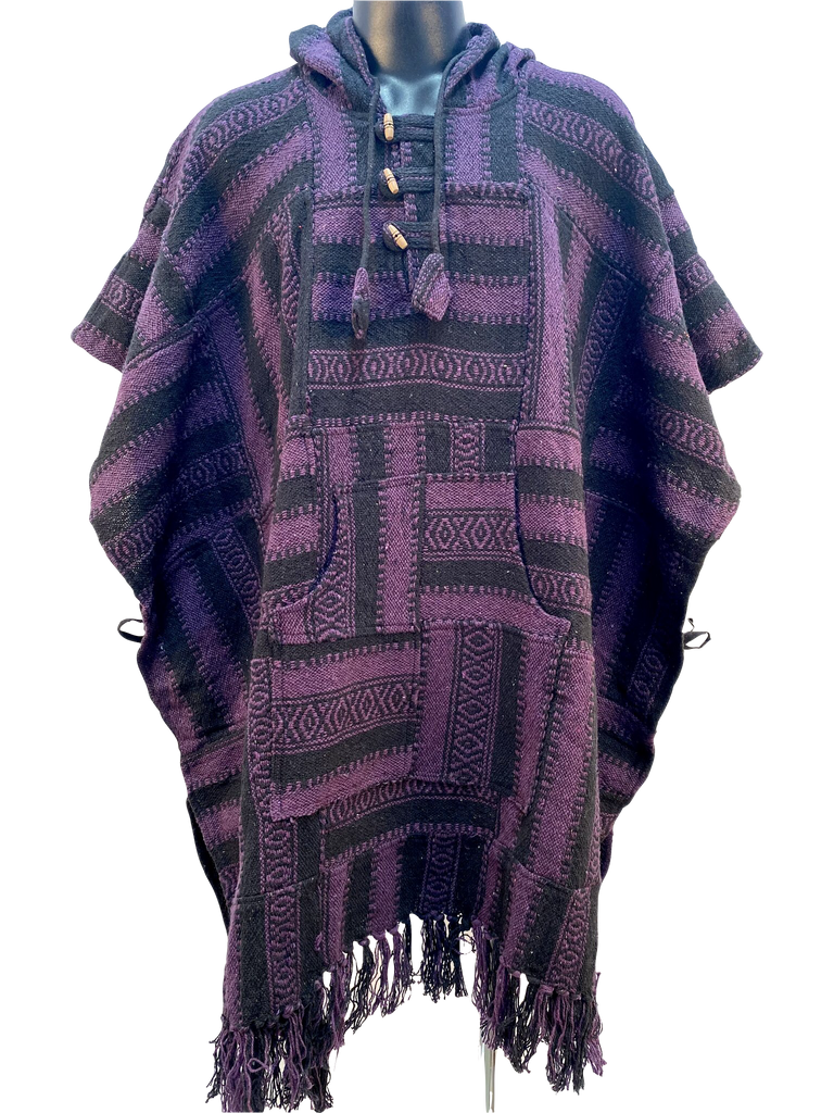 Two tone Gheri Poncho Square