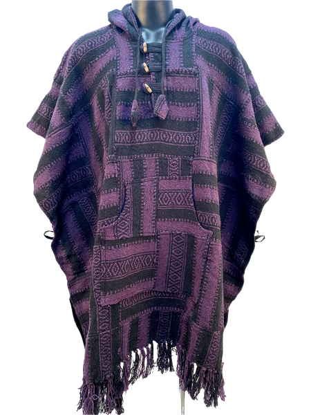 Two tone Gheri Poncho Square