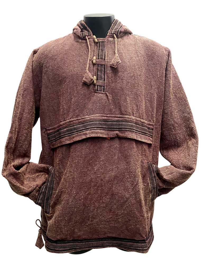 Stone washed Cotton Pullover