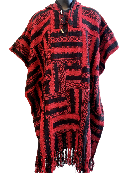 Two tone Gheri Poncho Square