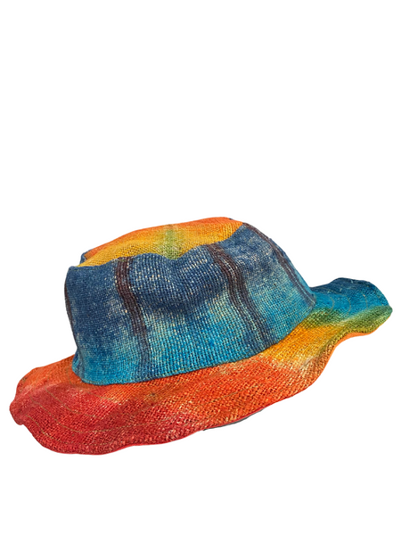 Sun Hat hemp rainbow