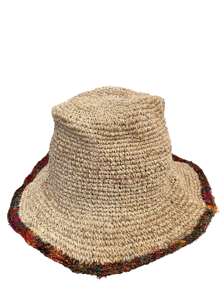 Crocheted Hemp Sun Hat