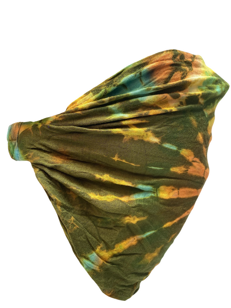 Dust mask / head band tie dyed 6 colour ways
