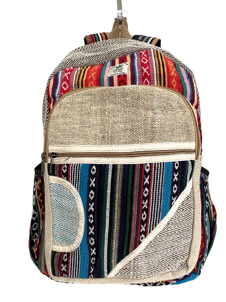 Cotton and Hemp backpack bag