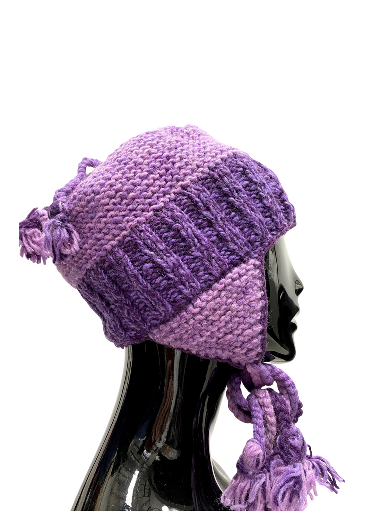 Wool knit winter hat