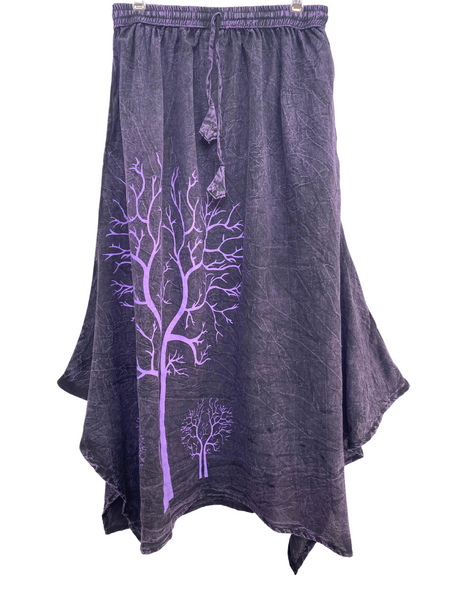 Tree of Life Print Skirt